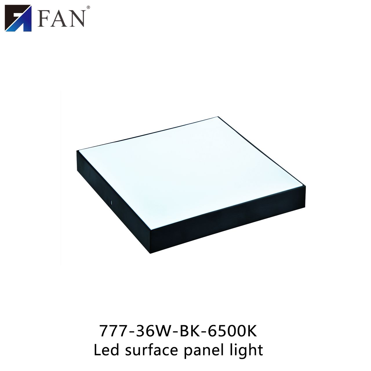 36W 777 Квадратный BK 6500K